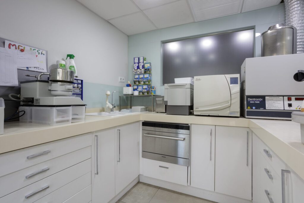 Sala de esterilización en Gandía